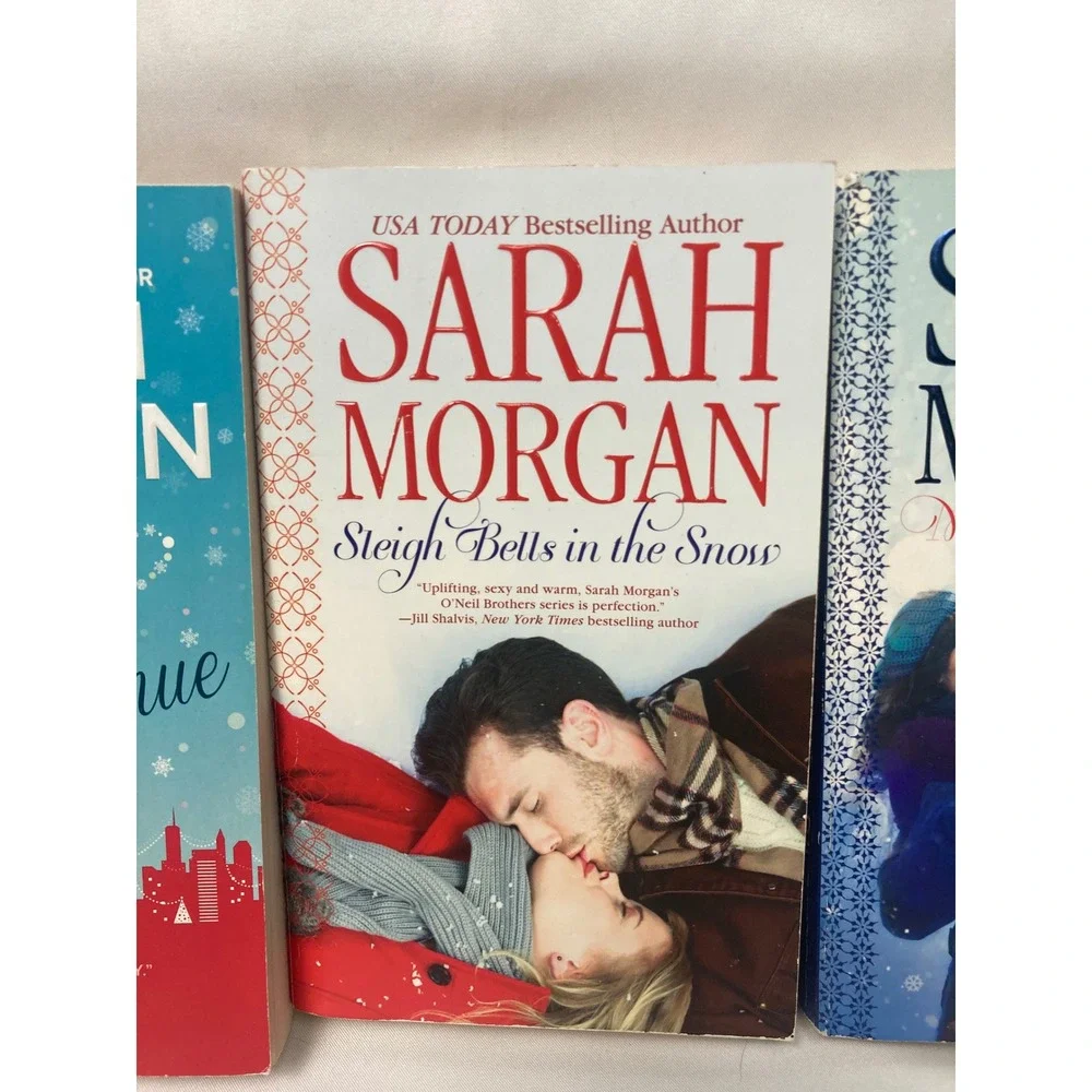Sarah Morgan Christmas Lot of 3 Paperback Holiday Romance Books 5th Avenue